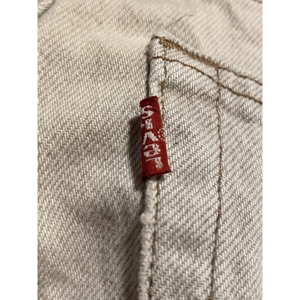 Rare Vintage Levi's 501 Jeans 32x34 Upside Down Tab Button Fly Made In USA Texas
